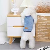 SMALLLEE_LUCKY_STORE Pet Ribbed Fleece Jumpers Pullover Sweatshirt XS S Dogs view 8