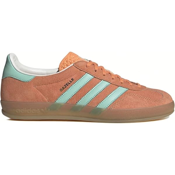 Amazon.com | Adidas Women's Gazelle Indoor W Off whiteGUM 3/Collegiate  Green 5 US | Fashion Sneakers