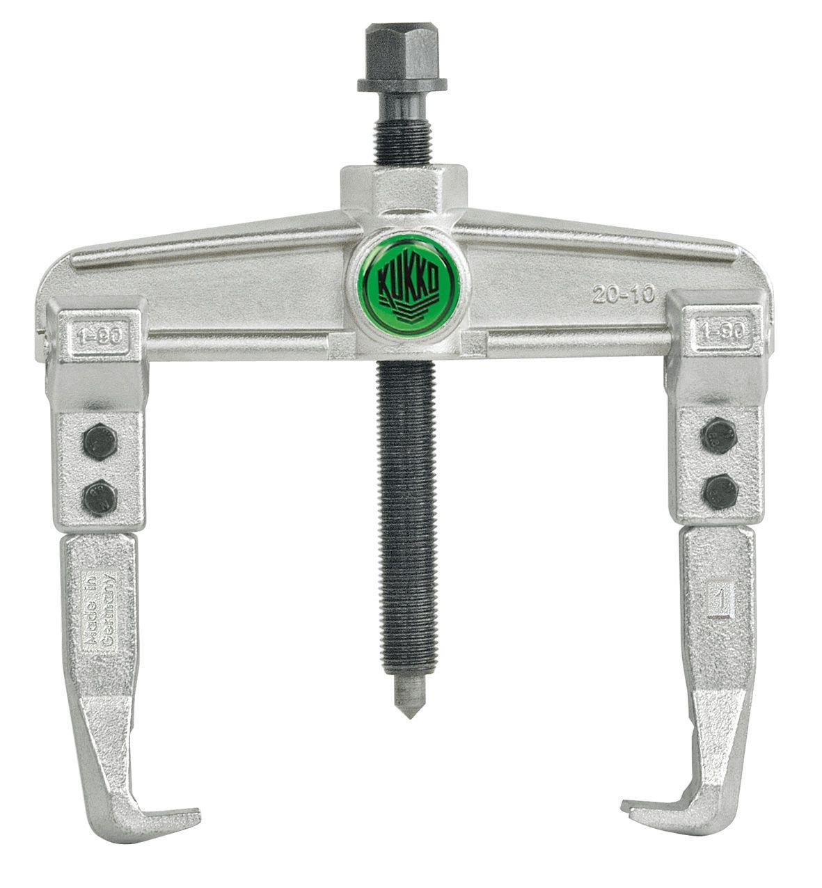 KUKKO 20-10 - Extractor de rodamientos Universal de 2 Patas (120x100 mm)