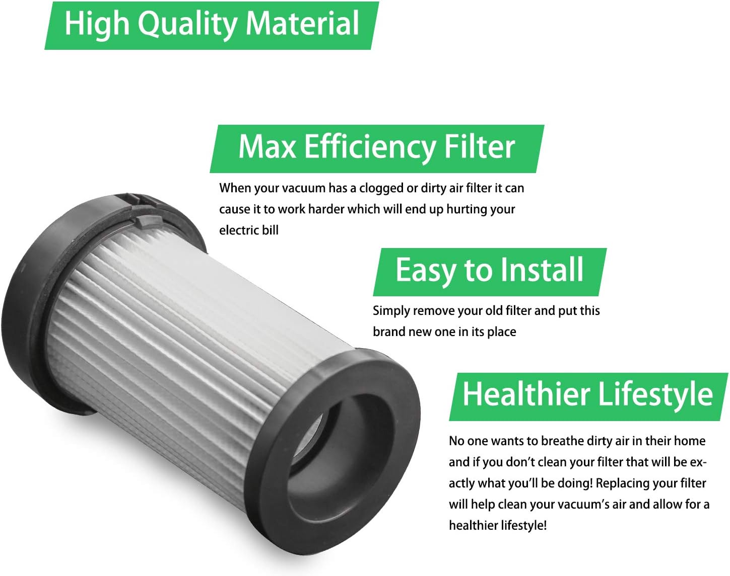 Air Filter Replacement for Eye-Vac Pre-Motor & Exhaust EV-EF & EV-PMF: Appliances