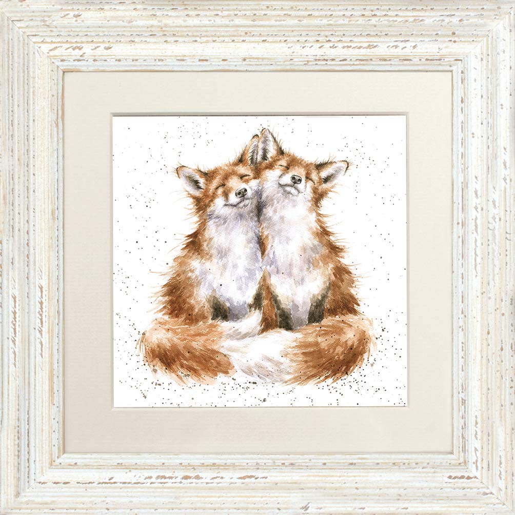 Wrendale Designs - 'Contentment' Framed Card - White — image 1