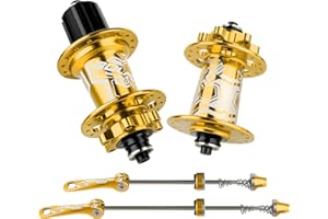 VIARON X7 MTB Bike Hub Disc Brake Hubs Front Rear HG 8/9/10/11/12 Speed+Quick Release Lever 6 Claws 32 Holes 108 Clicks