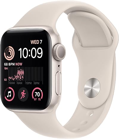 Apple Watch SE 2nd Gen GPS 40mm Starlight Aluminium Case Sport Band