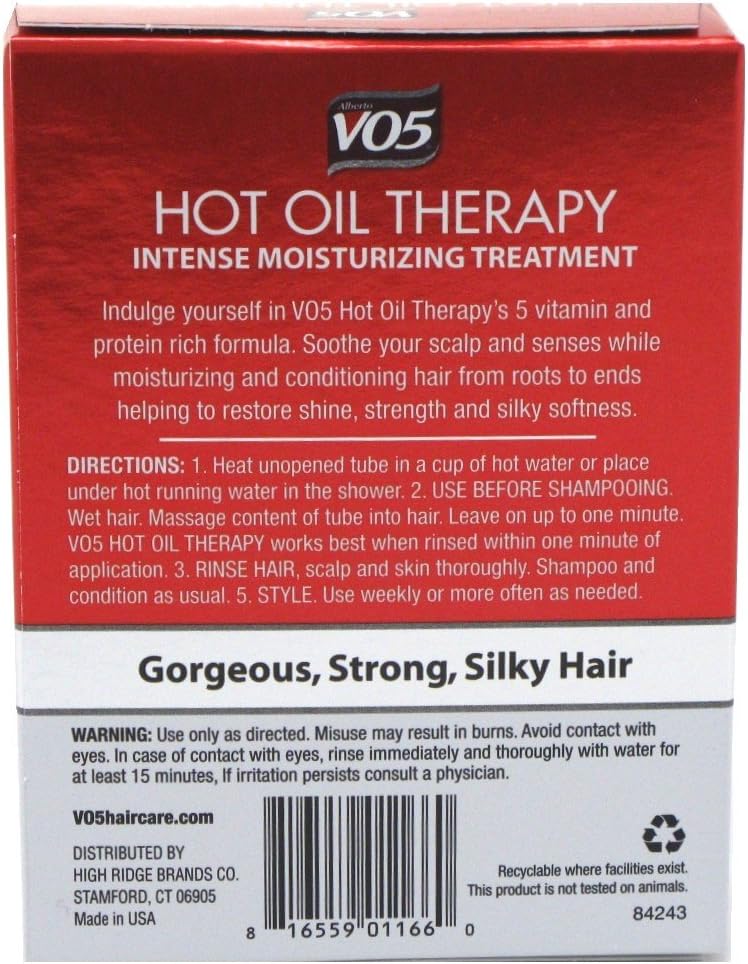 Vo5 Hot Oil Therapy Treatment 2 Count 0.5oz (2 Pack) BigaMart