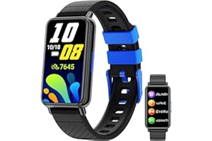 Mingdaln Smart Watch for Kids, Smart Watches Boys Girls with 24/7 Heart Rate|Sleep Monitor|Sports, Kids Activity Tracker, Gifts for Ages 6-12 (Black)