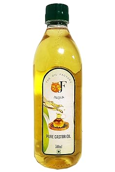 The Oil Factory Cold Pressed 100% Pure Castor Oil - 500 Ml