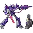 Transformers Toys Cyberverse Deluxe Class Shockwave Action Figure, Shock Blast Attack Move and Build-A-Figure Piece, for Kids Ages 6 and Up, 5-inch