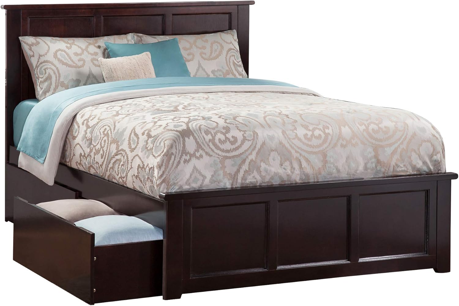 Amazon Com Atlantic Furniture Madison Platform Bed Queen Espresso Furniture Decor