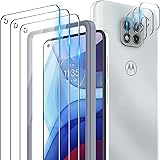 TOCOL [6 Pack] Compatible with Moto G Power 2021 (Not for Moto G Power 2020) - 3 Pack Tempered Glass Screen Protector and 3 P