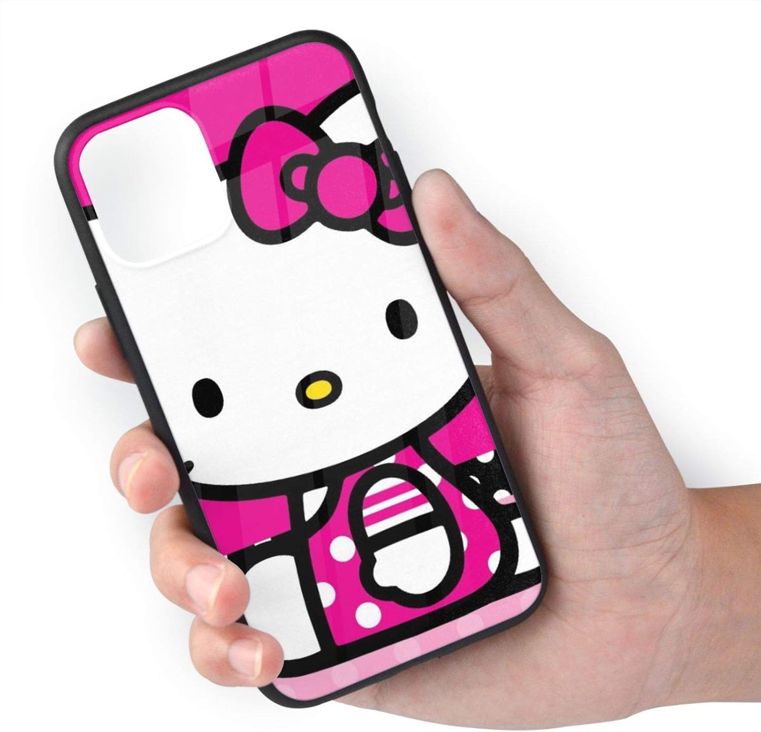 壁紙ピンクの背景ハローキティ Iphone 11 ケース Iphone 11 Pro ケース Iphone 11 Pro Max ケース 全面保護 薄型軽量 Tpu 耐衝撃 おしゃれ 人気 高級感 家電 カメラ オンライン通販 Amazon