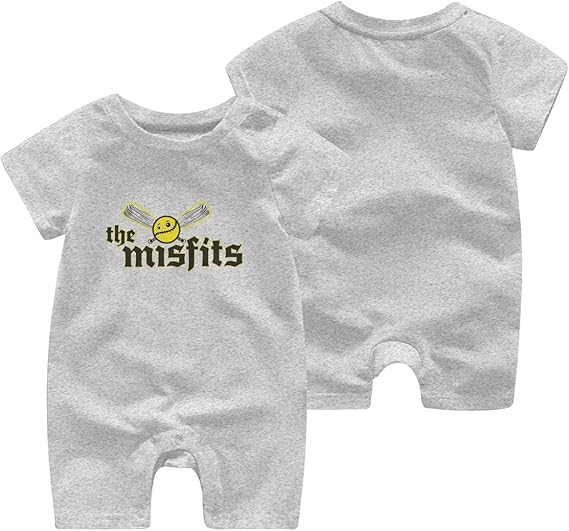 Amazon Co Jp ベビー服 半袖カバーオール Misfits ミスフィッツ かわいい野球 ボディスーツ ロンパース 男の子 女の子 可愛い 赤ちゃん パジャマ ルームウエア カジュアル 普段着 綿 出産祝い プレゼント 服 ファッション小物