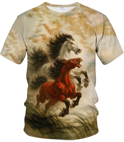 トップス house on the hill L/S Tee (Brown Horse) Amazon.com: Horse