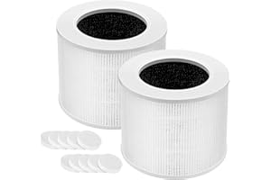 ISINGO 2 Pack Core Mini Replacement Filter for LEVOIT Core Mini-P Air Purifiers, Core Mini-RF Filter Replacement
