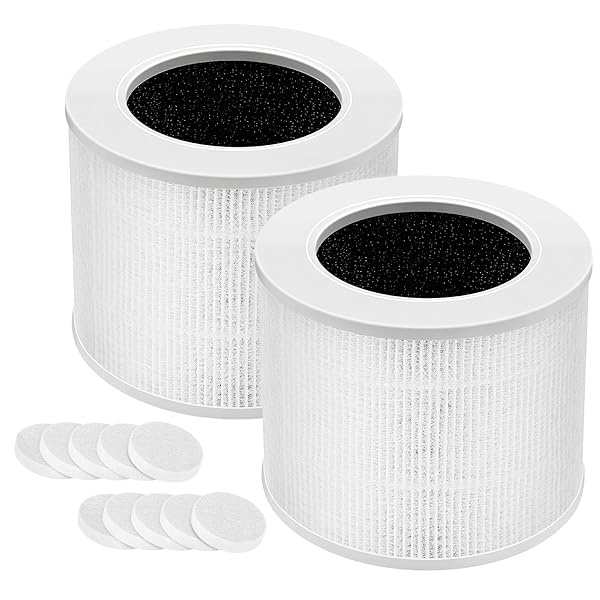 2 PACK CORE MINI REPLACEMENT FILTER FOR LEVOIT CORE MINI-P AIR PURIFIERS, CORE MINI-RF FILTER REPLACEMENT