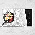 Large Induction Cooktop Protector Mat 20.4x30.7 Inch, (Magnetic) Electric Stove Burner Covers, Induction Cooktop Cover,Glass Top Stove Cover (20.4x30.7 inch)