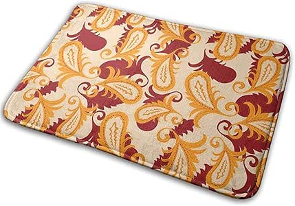 Eliuji Boho Estampado de Flores Estampado Área roja y Dorada
