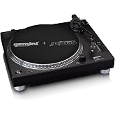 Gemini Direct-Drive Turntable, 3-Speed, USB Recording &amp; Preamp (TT-5000) | Direct-drive turntable, 3-speed - USB vinyl-to-digital recording - built-in phono preamp - anti-skate
