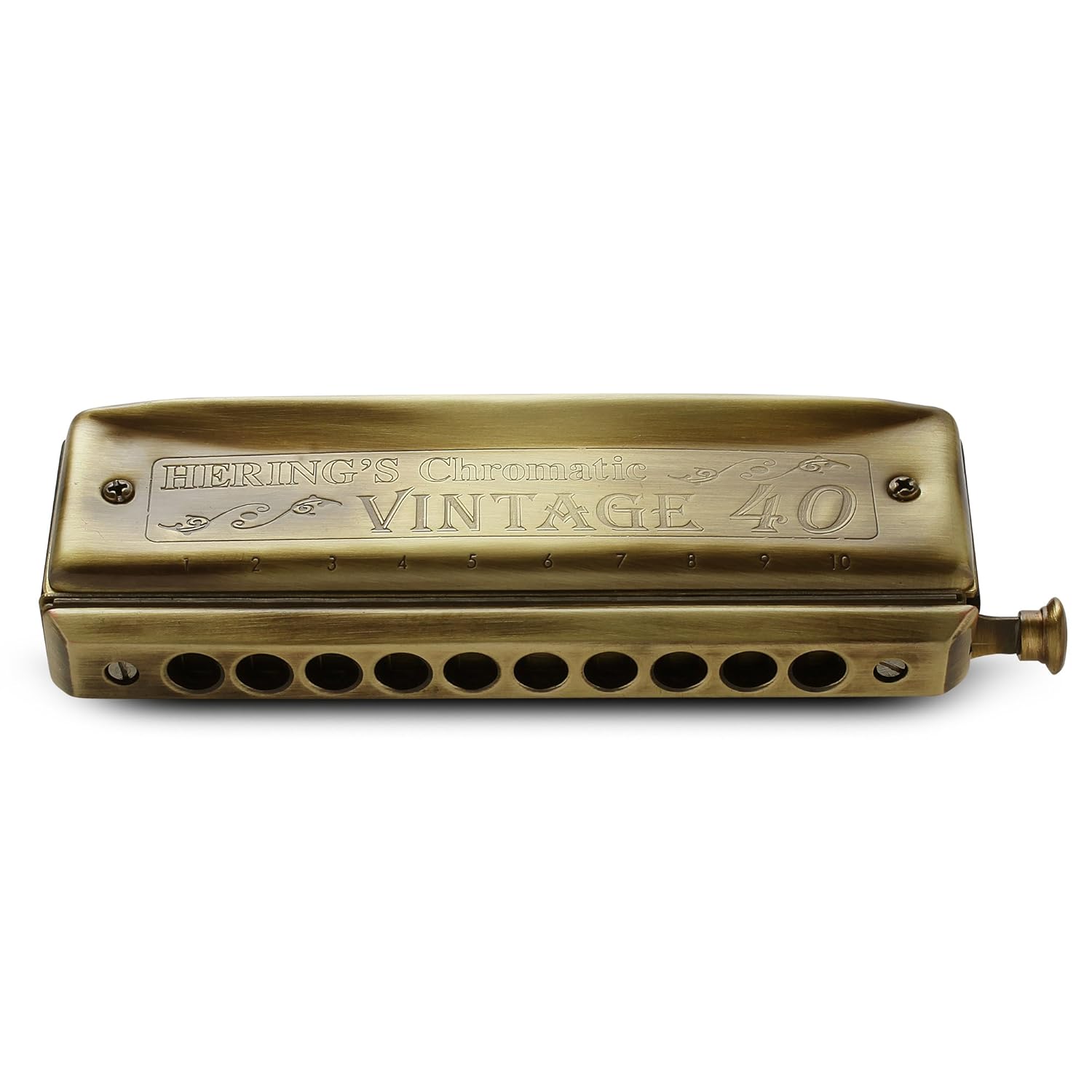 Hering Harmonicas 1040G Vintage 40 Chromatic Harmonica