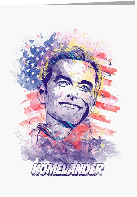 Homelander The Boys Greeting Card Amazon Es Oficina Y Papeleria