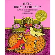 絵本・児童書 May I Bring a Friend? Ash reads May I Bring A Friend? By Beatrice Schenk De