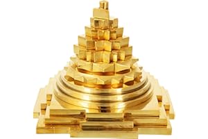 IS4A IndianStore4All Metal Shree Yantra or Laxmi Yantra to Attract Wealth 1.4 Inchs