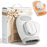 VARIPOWDER Hand Massager with Heat and Compression for Arthritis | Carpal Tunnel Massager, Wrist&amp; Finger Massager, 5 Compression Levels 3 Modes 3 Heat Levels, Fits Both Hands, Gifts for Women