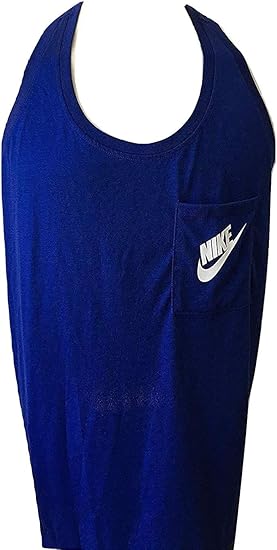 blue nike tank top