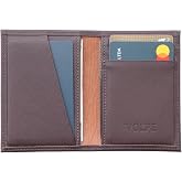 VOLPE Slim Wallet Genuine Leather for Men and Women