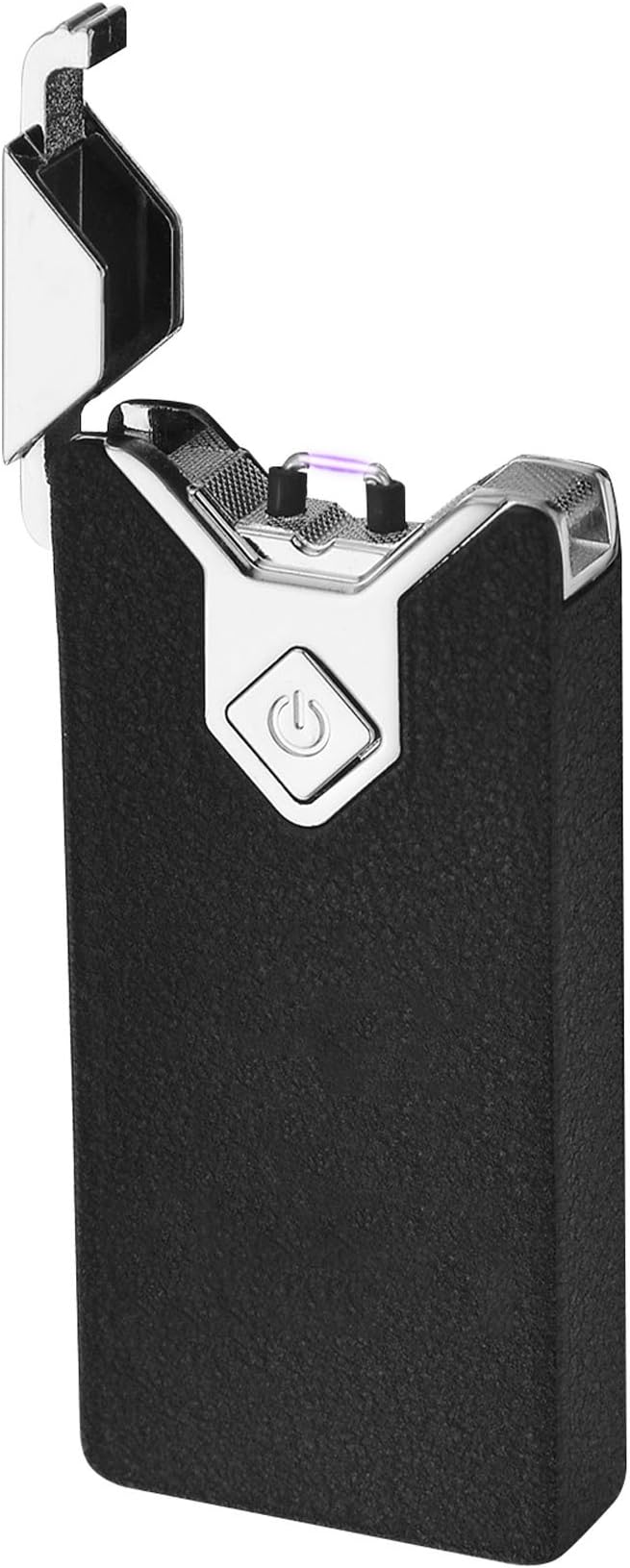 CJOY USB Electric Lighter Arc 100% Wind Proof No Gas Refill Anti Fingerprint Anti Slip Surface 18th/21st/30th/40th/50th/60th/65th/70th/80th Birthday Gift (Matte Black)