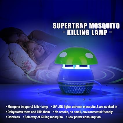 VDNSI Mosquito Killer - 100% Natural & Instant Protection Against Deadly Mosquitos and Other Flying Insects(Upgrade Model) - Mulit Colour