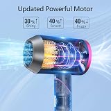 DEWILY Hair Dryer Travel 1800W Foldable Ionic Fast Dry Compact for Curly view 2