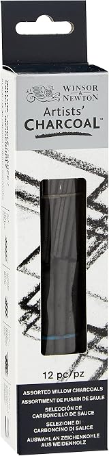 Winsor & Newton Willow Charcoal Sticks Assorted 2.54 x 15.75 x 4.06 cm