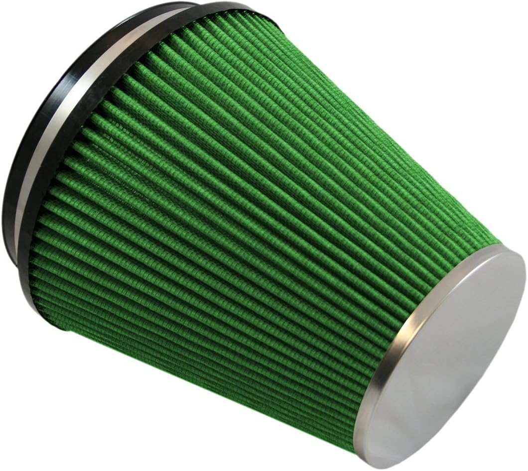 Green Filter 2382 Green High Performance Universal Cone Air Filter, Air