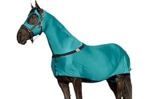 RESISTANCE Premium Horse Sleazy Full Body Slicker with Zipper Face & Forelock Saver Horse Care Sheet