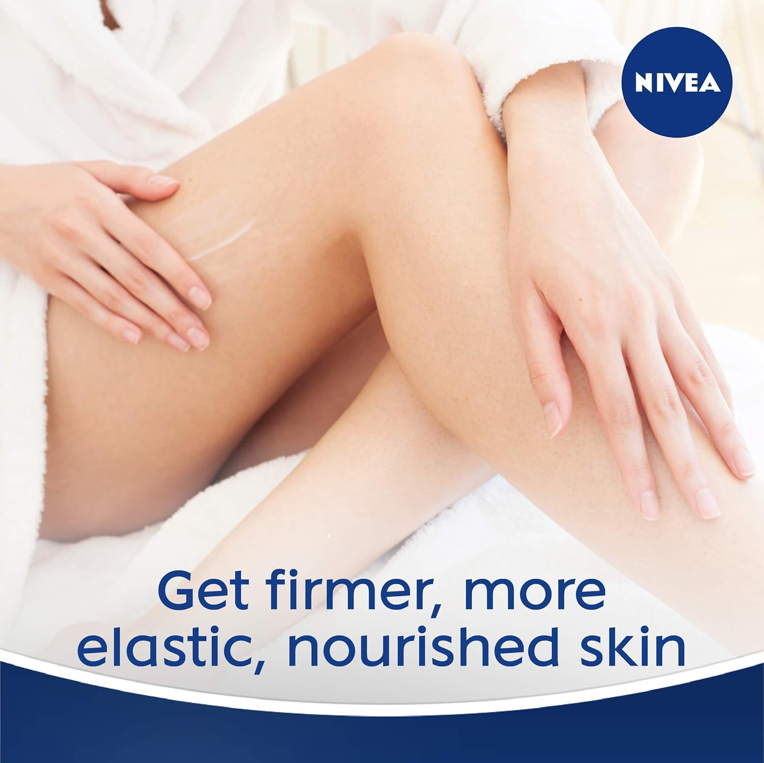 NIVEA Nourishing Skin Firming Body Lotion with Q10 and Vitamin C, 16.9 Fl Oz Pump Bottle : Beauty