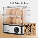 VonShef 3 in 1 Egg Boiler Poacher Omelette Maker Stainless Steel 500W 16 Eggs view 6