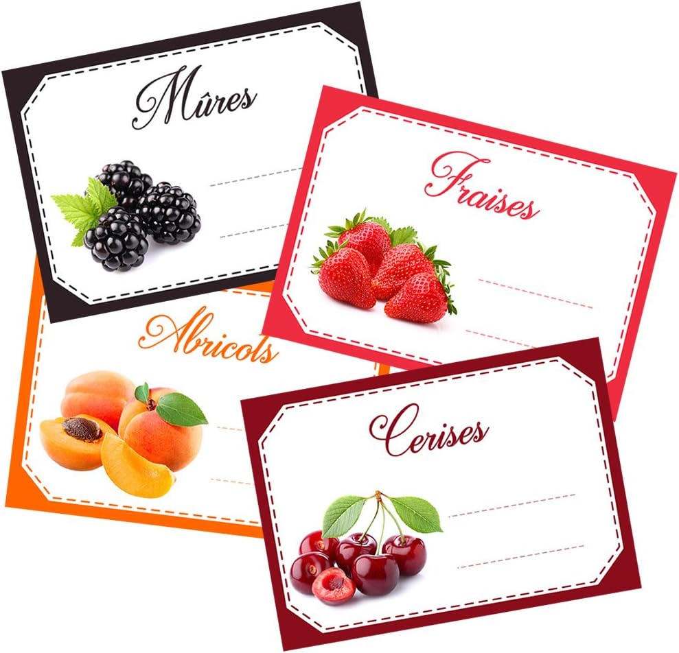 Logbuch-Verlag Set Decorativo Per Marmellate E Confetture Fatte In Casa: 81 Pezzi Tra Etichette, Centrini E Spago - 3