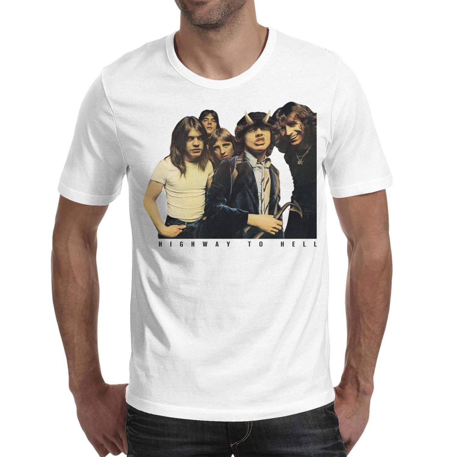 T Shirts Tee Rock Band Theme Crew Neck Soft Top 6478 Kitilan