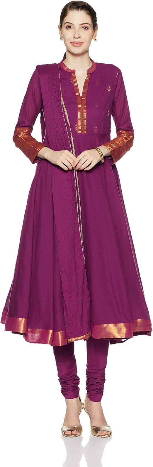 Buy BIBA Women's Anarkali Salwar Suit Set at Amazon.in