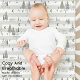 Yoofoss Travel Cot Fitted Sheets 65x95 cm Grey Forest 2 Pack view 5