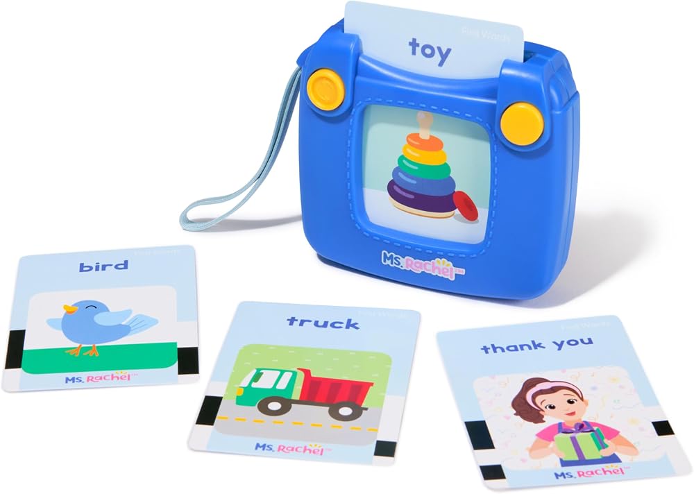 Ms. Rachel First Words Talking Flash Cards with Electronic Reader 100 Words