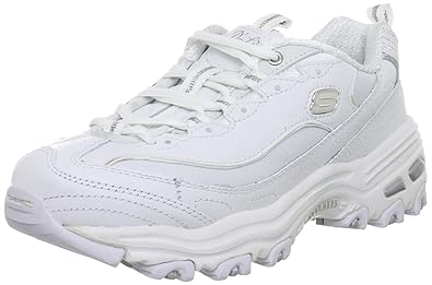 all white skechers