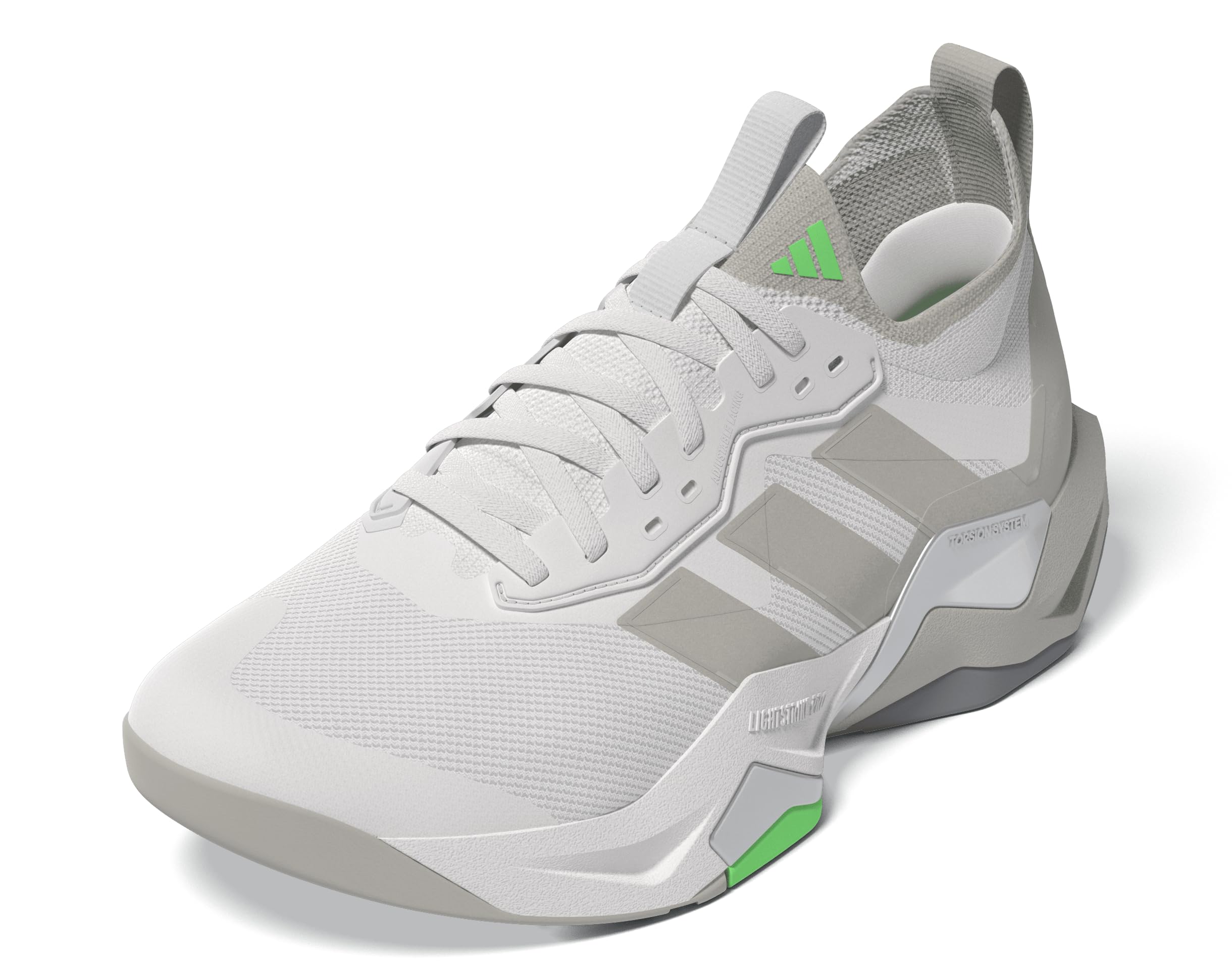adidas Women’s Rapidmove Advance 2 Training, Chalk White/Wonder Alumina/Lime Burst, 7.5