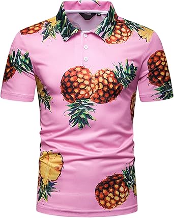 pineapple golf shirt
