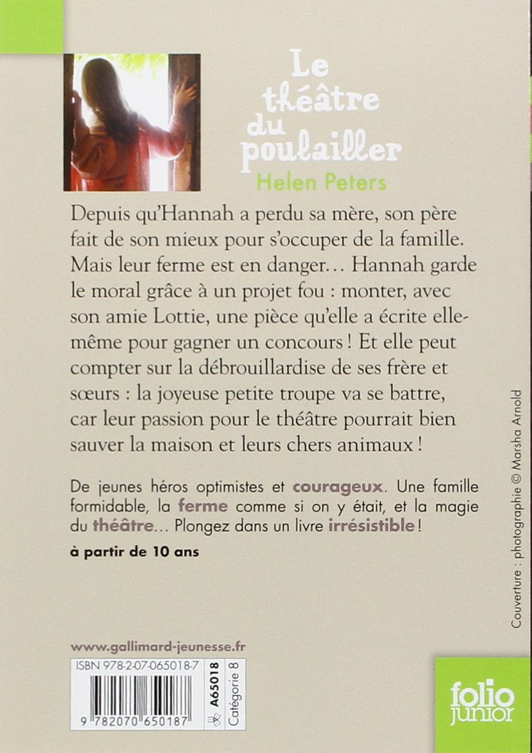 Amazonfr Le Théâtre Du Poulailler Helen Peters Vanessa Rubio