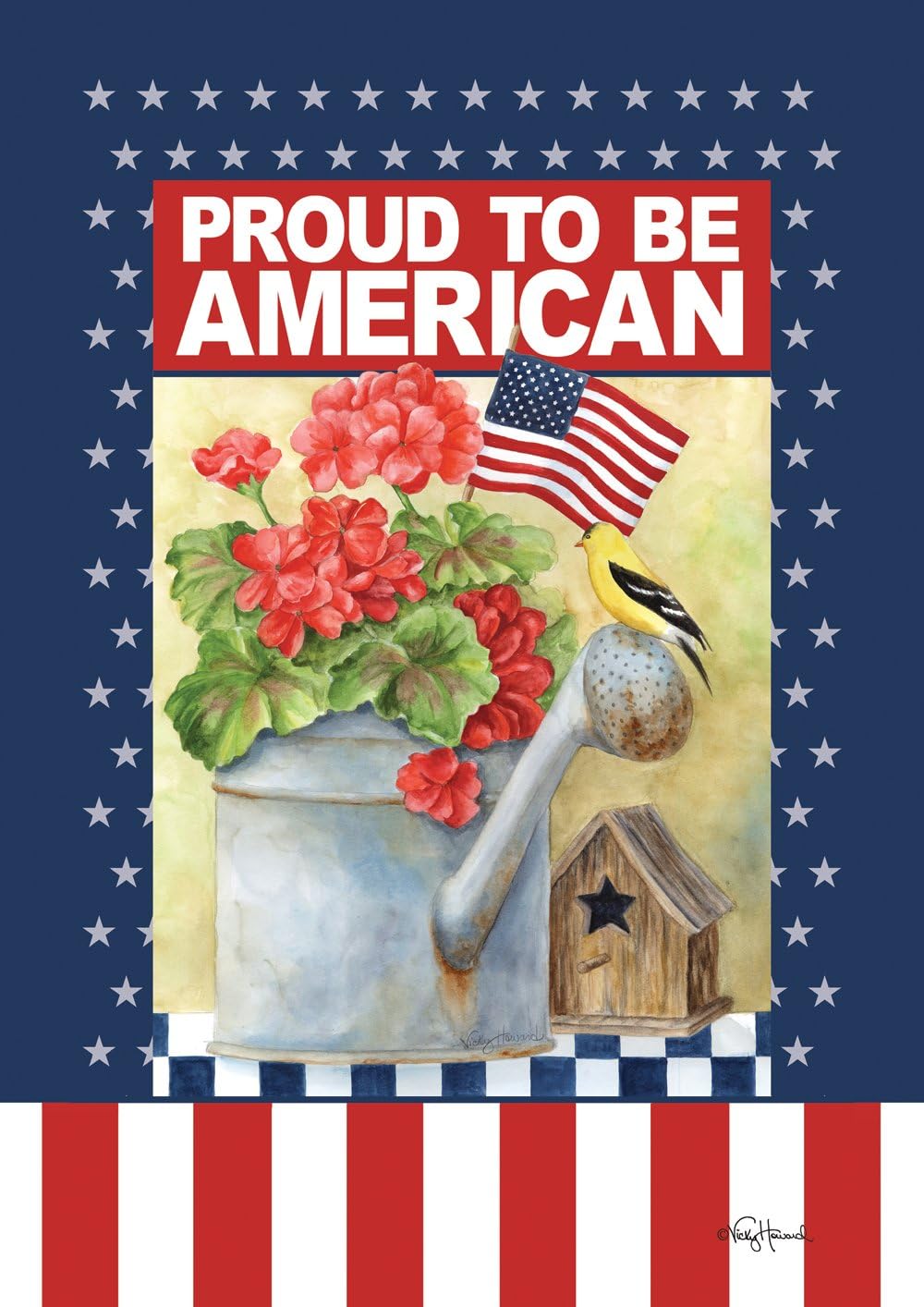 Best Patriotic Birdhouse Garden Flag
