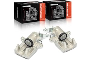 A-Premium Disc Brake Caliper Assembly without Bracket Compatible with Volkswagen and Audi Models - A3 2010-2013, For Jetta 2012-2018, Golf 2011, Beetle 2013-2019 - Rear Driver and Passenger Side