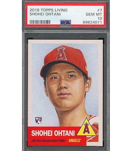 Amazon.com: PSA 10 2018 SHOHEI OHTANI TOPPS CHROME ROOKIE CARD