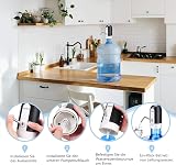 KAVAVO Water Bottle Pump USB Rechargeable Dispenser Auto Switch 2 Adapters view 4