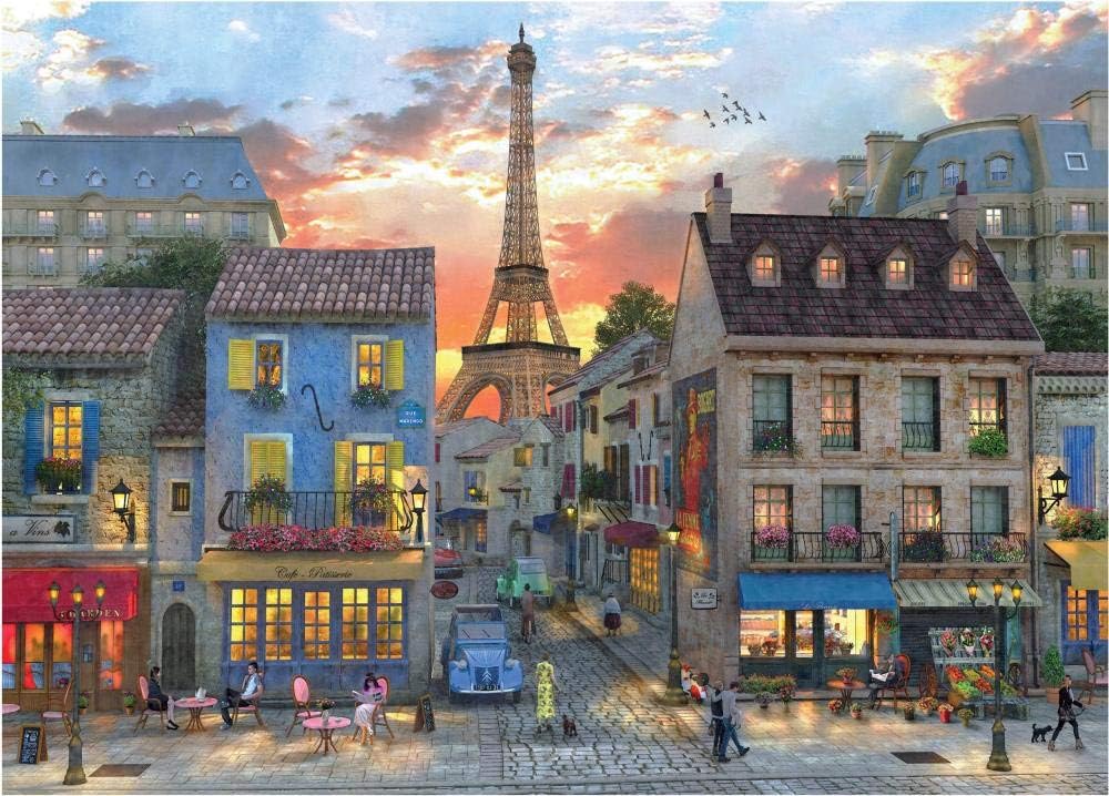 1000 Pieces Wooden Jigsaw Puzzle for Adult & Kids –Evening in Paris
